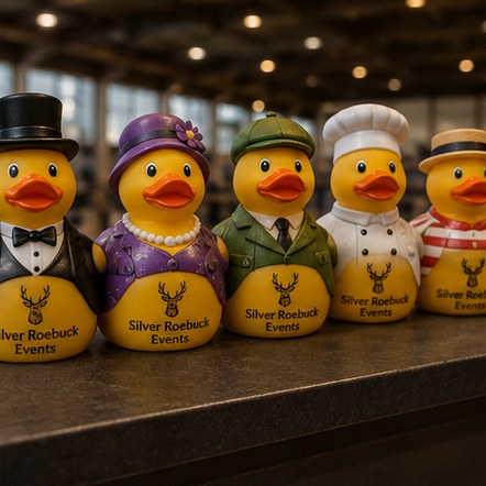 Customized rubber ducks for events and trade shows