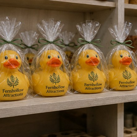 Customized rubber ducks for gift shops and attractions